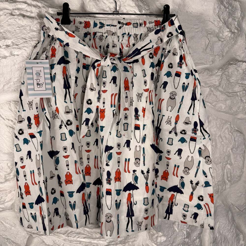 Tulip B Dog Lover’s Dream Women’s Skirt with Colorful Design Women Size L